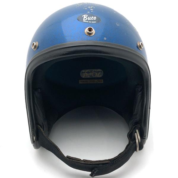 【Buco 】ビンテージヘルメット BUCO（ブコ） 送料無料 箱付 60's BUCO RESISTALII BLUE METALLIC 59cm