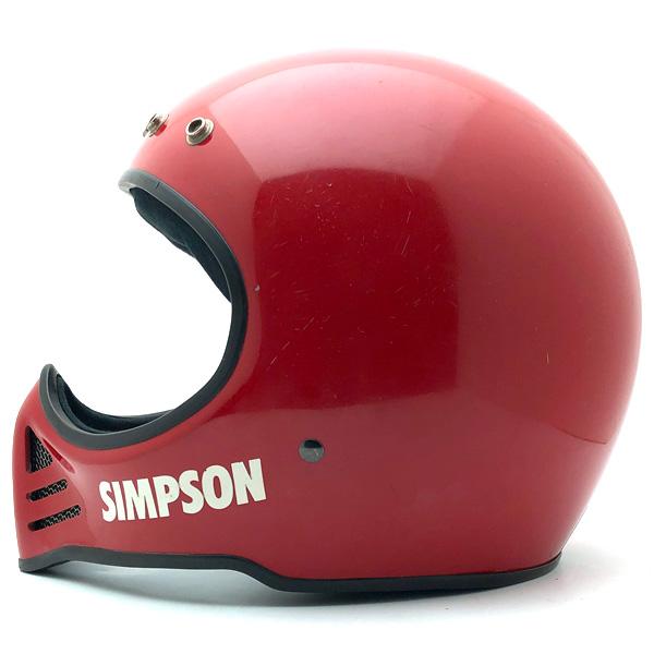 送料無料 2月2日値下 SIMPSON M52 RED 57cm/シンプソン赤ビンテージ