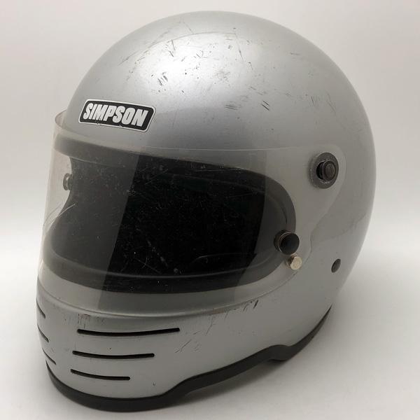 SIMPSON(バイク) 送料無料 純正シールド付 SIMPSON M61 SILVER SIMPSON(バイク) 送料無料 純正シールド付 SIMPSON M61 SILVER