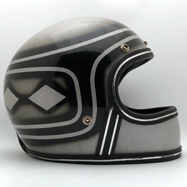 Grant ヴィンテージヘルメット シルバー GRANT DIAMOND SILVER METALFLAKE 57cm/グラント銀シルバービンテージ