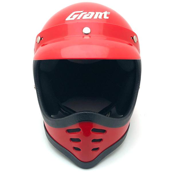 送料無料 純正バイザー付 GRANT MOTO RED 56cm/グラント赤レッド