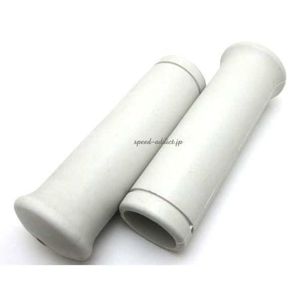 Nice!Motorcycle JACK HAMMER GRIP（ナイスモーターサイクルジャックハマーグリップ）WHITE ミリバー用