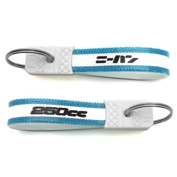 昭和レトロ ニーハン キーホルダー BLUE/スズキgsx250gsr250gt250bandit250st250グラストラッカーハスラーts250rmx250ジェベル250xcdr250