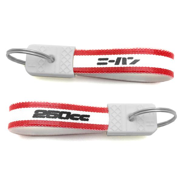 昭和レトロ ニーハン キーホルダー RED/ヤマハrz250250rxjtr250ビラーゴ250rd250rz250xv250ドラッグスター250セロートリッカーマジェスティ