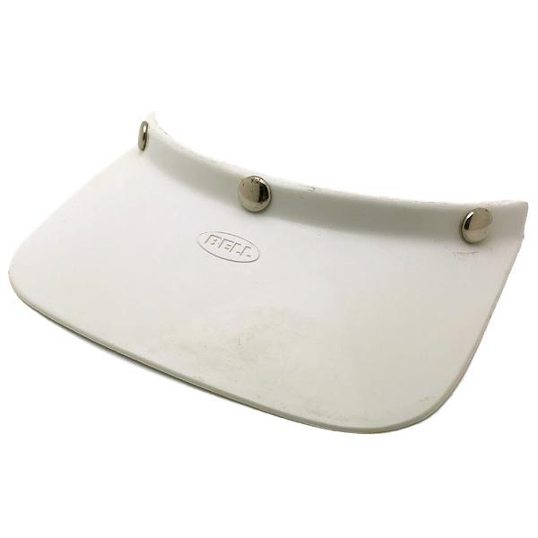 VINTAGE BELL 530DUCKBILLバイザー /500txモトスター BELL（ベル） VINTAGE BELL 530 DUCKBILL VISOR WHITE/白ビンテージ