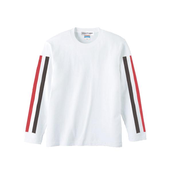 60's RACING STRIPE WHITEL/S T-shirt BELL WHITE/ロンt袖