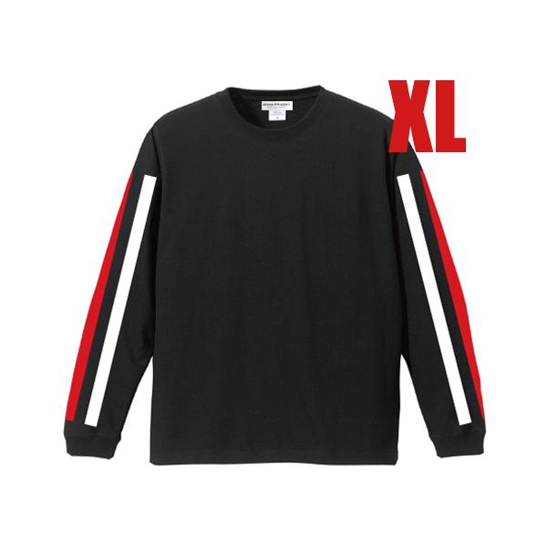 60's RACING STRIPE L/S T-shirt BELL BLACK XL/ロンtビンテージ