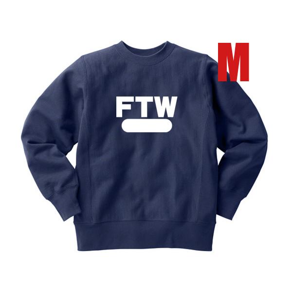 リバース縫製 サイドリブ FTW SWEAT NAVY M/紺ネイビービンテージ