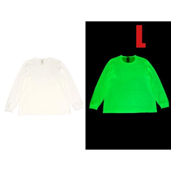 GROW IN THE DARK L/S T-shirt L/蓄光プリント暗闇で光る長袖t