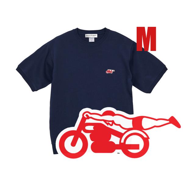 スピードアディクト SWEAT S/S NAVY M/紺ネイビー半袖スウェット 