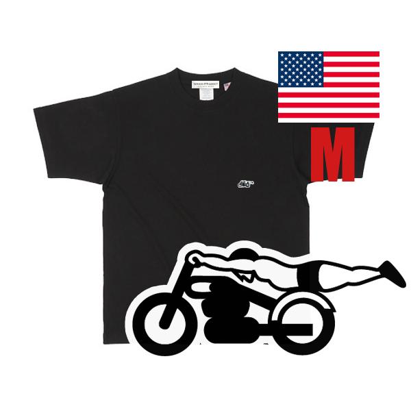 USAコットン SUPER HEAVY WEIGHT スピードアディクト T-shirt BLACK M 