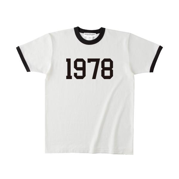 1978 Ringer T-shirt WHITE × BLACK/リンガーtシャツ白半袖tトリム