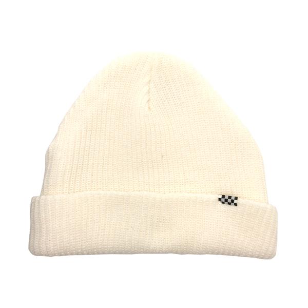 KNIT CAP CHECKER WHITE/ニットキャップ白ホワイトニット帽ビーニー