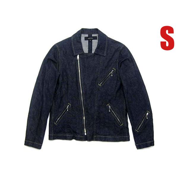 左綾 DENIM W RIDERS JKT S/デニムダブルライダースジャケットaero