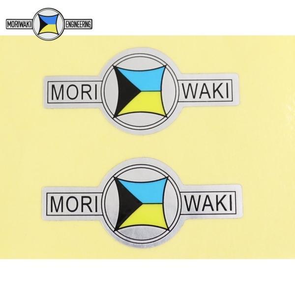 MORIWAKI モリワキ 800-802-0700 耐熱レトロトレードマークステッカー(2枚入)