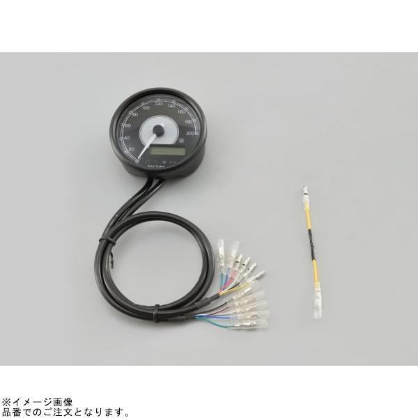 デイトナ DAYTONA 電気式スピード＆タコメーター Φ80 DAYTONA（デイトナ） 48143 VELONA 電気式タコ＆スピードメーター φ80