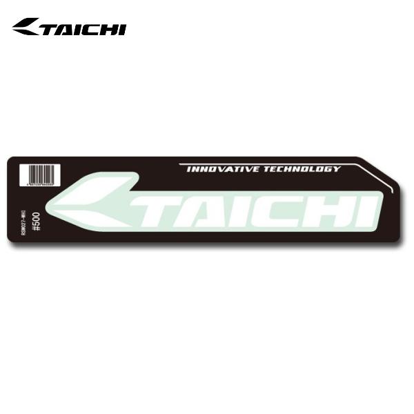 RS TAICHI RSタイチ RSW027 TAICHI ロゴ ステッカー(L) カラー:WHITE サイズ:L