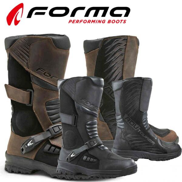 Forma ADVENTURE DRY オフロードブーツ黒色