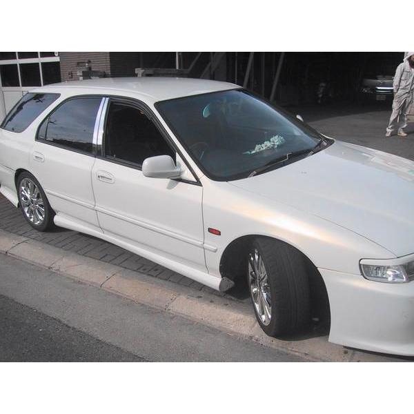 Speed1 アコードワゴン Ce1 鏡面 ステンレスピラー 4点 バイザー無用 バイザー未装着車用 Ho 1 Speed1 通販 Yahoo ショッピング