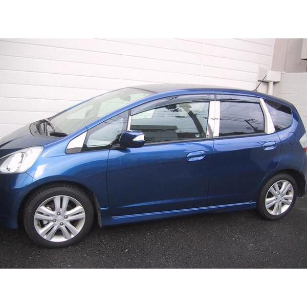 Speed1 フィット Ge6 9 鏡面 ステンレスピラー 10点 バイザー有用 バイザー装着車用 Ho 15 Speed1 通販 Yahoo ショッピング