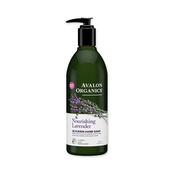 AVALON ORGANICS ニューリッシング ラベンダー グリセリン入り ハンドソープ 355ml(12floz) アバロンオーガニクス