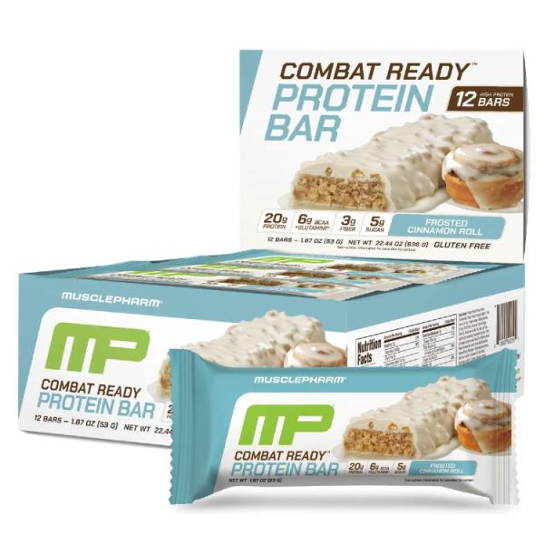 マッスルファーム コンバット スポーツ プロテインバー シナモンロール味 12本入り Bar: MusclePharm: Combat: C お取り寄せ