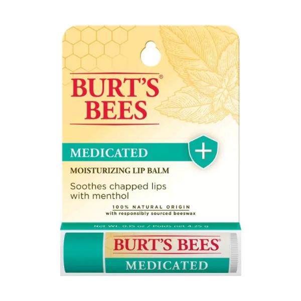 お取り寄せ バーツビーズ メディケイテッド リップバーム 約4.25g Burt's Bees Medicated Lip Balm 0.15 oz.