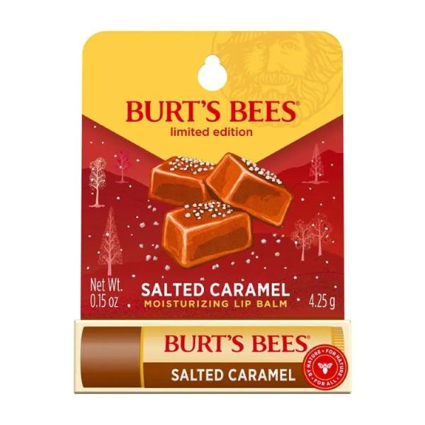 お取り寄せ [ホリデー限定]バーツビーズ ホリデー ソルテッドキャラメル リップバーム 約4.25g Burt's Bees Holiday Salt