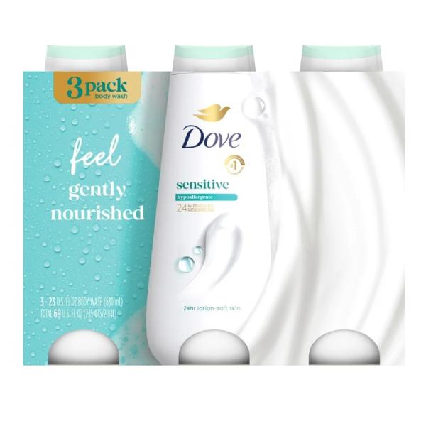 アメリカコストコ品】ダヴ センシティブ ボディウォッシュ 680ml×3本