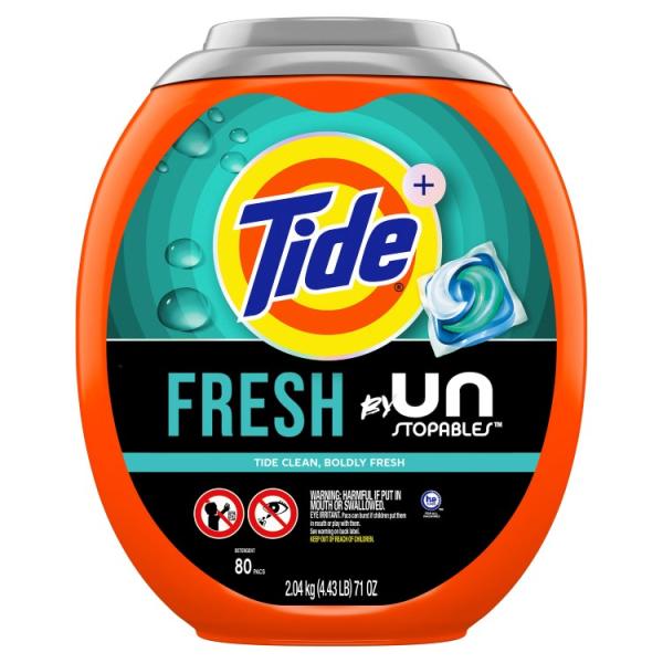 お取り寄せ タイド ポッズ アンストッパブルズ 洗濯用洗剤ポッド フレッシュの香り 80個入り Tide Pods Unstopables Laund