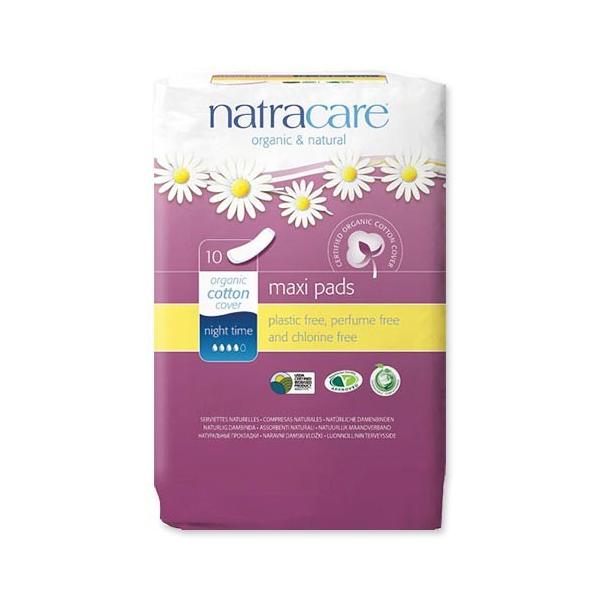 yN[|zigPA I[KjbNRbg pivL 10 natracare organic cotton maxi pads night time