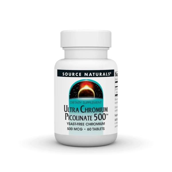 ソースナチュラルズ ウルトラクロミウムピコリネート500 500mcg 60粒 Source Naturals Ultra Chromium Picolinat お取り寄せ