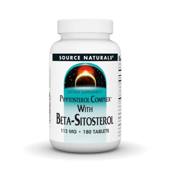 お取り寄せ ソースナチュラルズ ベータシトステロール 113mg 180粒 Source Naturals Beta Sitosterol 113Mg 1