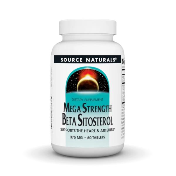 ソースナチュラルズ ベータシトステロール メガストレングス 375mg 60粒 Source Naturals Beta Sitosterol Mega Str お取り寄せ