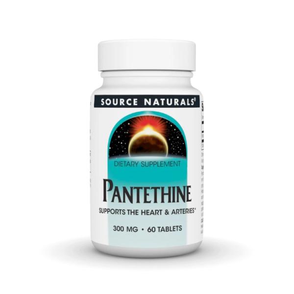 ソースナチュラルズ パンテチン 300mg 60粒 Source Naturals Pantethine 300 mg 60 Tablet 【お取り寄せ商品】【 お取り寄せ