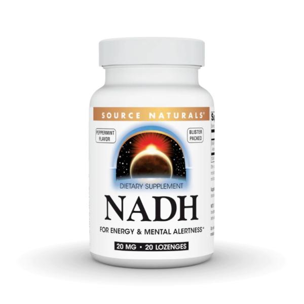 ソースナチュラルズ NADH 20mg ペパーミント味 20ロゼンジ Source Naturals NADH 20 mg Peppermint 20 Loze お取り寄せ