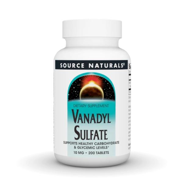 ソースナチュラルズ バナジルサルフェート 10mg 200粒 Source Naturals Vanadyl Sulfate 10 mg 200 Tablet  お取り寄せ