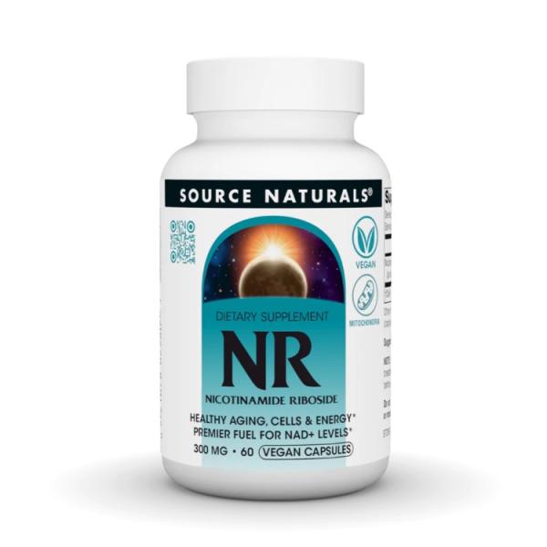 ソースナチュラルズ NR ニコチンアミドリボシド 300mg 60ベジカプセル Source Naturals NR Nicotinamide Riboside お取り寄せ