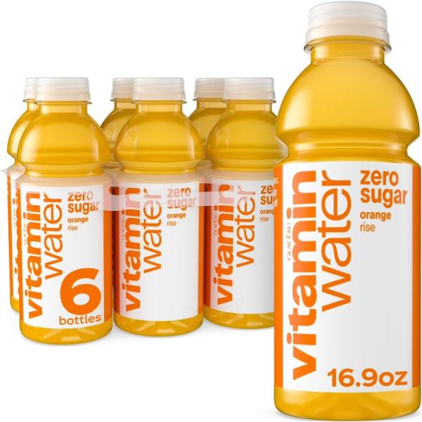 ビタミンウォーター ライズ ゼロシュガー オレンジ 500ml 6本パック vitaminwater Rise Zero Sugar Orange 16.9 f お取り寄せ