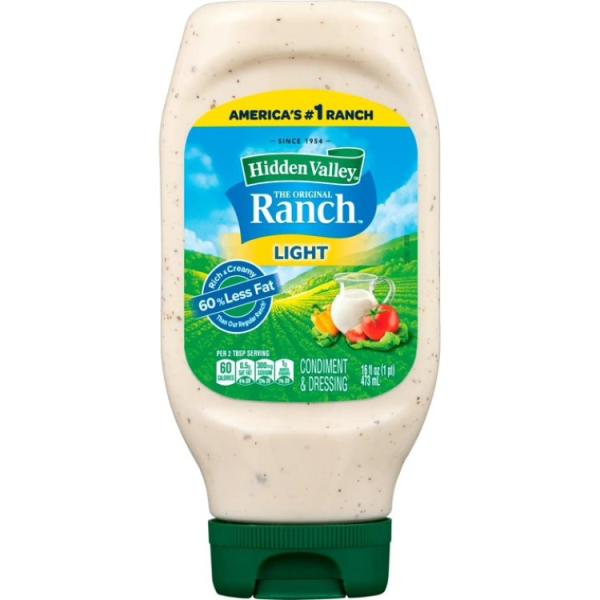 ヒドゥンバレー オリジナル ランチ ライト サラダドレッシング＆トッピング 473mlイージースクイーズ Hidden Valley Original Ranc お取り寄せ