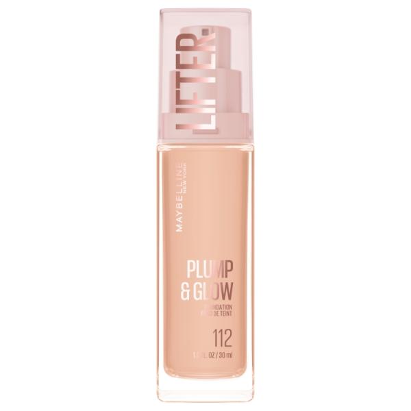 お取り寄せ メイベリン リフター プランプ＆グロウ ファンデーション ヒアルロン酸配合 112 ニュートラル Maybelline Lifter Plump &