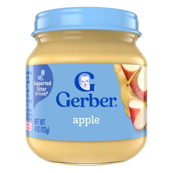 お取り寄せ ガーバー ファーストフーズ ナチュラル ベビーフード アップル 113g 瓶 Gerber 1st Foods Natural for B