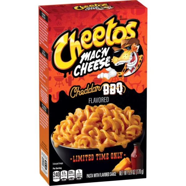 お取り寄せ [限定版]チートス マックンチーズ チェダーバーベキュー パスタ 170g Cheetos Mac 'N Cheese Cheddar Barbeq