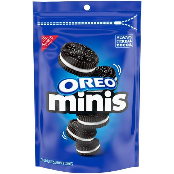 お取り寄せ オレオ ミニ チョコレートサンドクッキー 226g OREO Minis Chocolate Sandwich Cookies, 8 oz