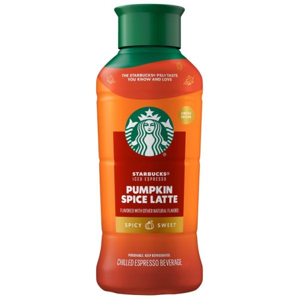 お取り寄せ [秋限定版]スターバックス パンプキン スパイス ラテ アイス エスプレッソ 1.18L Starbucks Pumpkin Spice