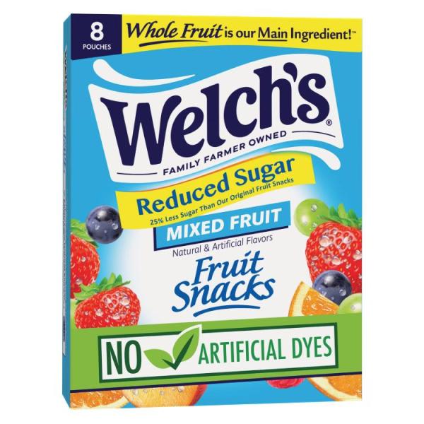 お取り寄せ ウェルチ フルーツスナック ミックスフルーツ 低糖質 8袋入り Welch's Fruit Snacks, Mixed Fruit, Re