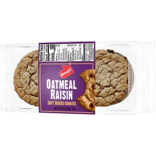 お取り寄せ ホームスタイル ソフトベイクド オートミールレーズンクッキー 6枚入り Homestyle Soft Baked Oatmeal Rais