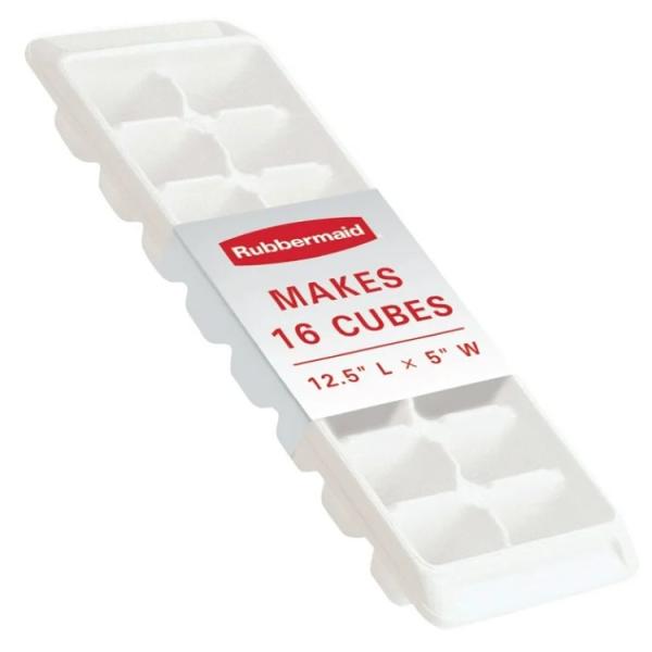 お取り寄せ ラバーメイド クイックリリース 製氷皿 プラスチック ホワイト 長方形 Rubbermaid Quick Release Ice Cube T