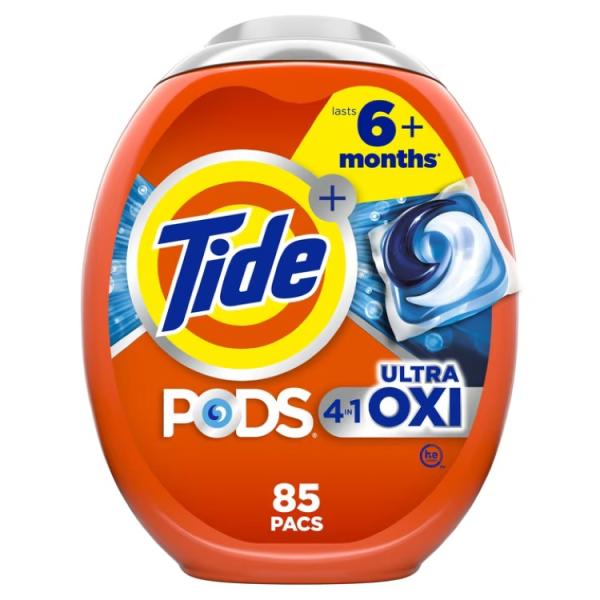 お取り寄せ タイドポッズ ウルトラオキシ 液体洗濯洗剤パック 85個 Tide PODS Ultra OXI Liquid Laundry Detergent