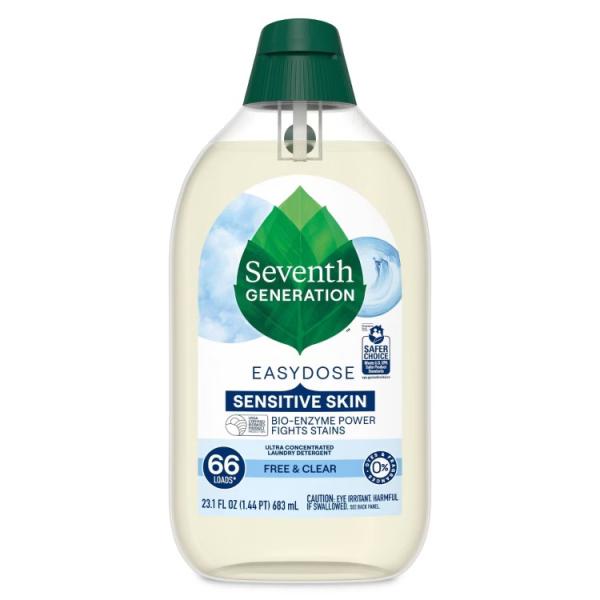 お取り寄せ セブンスジェネレーション 敏感肌用 濃縮液体洗濯洗剤 フリー＆クリア 680ml 66回分 Seventh Generation Sens
